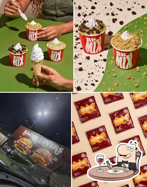 Comida em Burger King