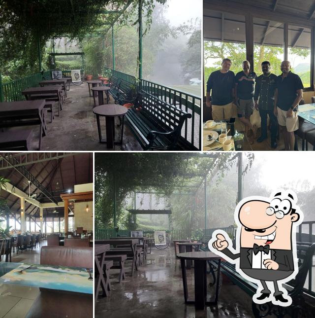The interior of The Green House Restaurant
