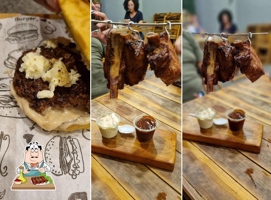 Costelas de porco em Monta'gusta Hamburgueria