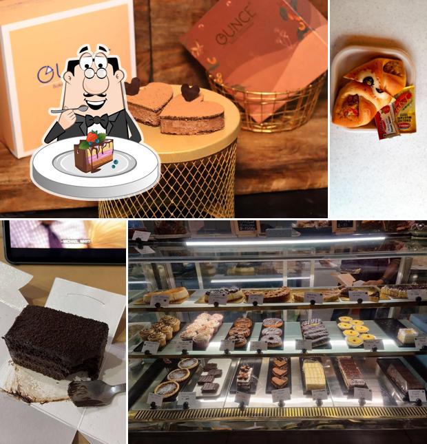Chocolate cake at Ounce Bakery and patisserie