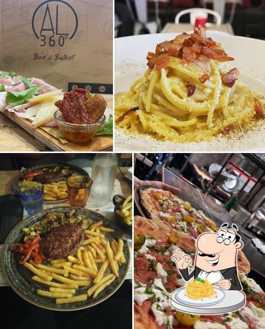 Spaghetti alla carbonara al Al 360 gradi