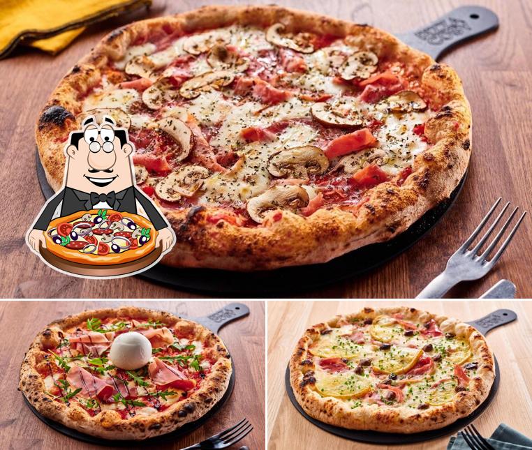 Essayez différents types de pizzas
