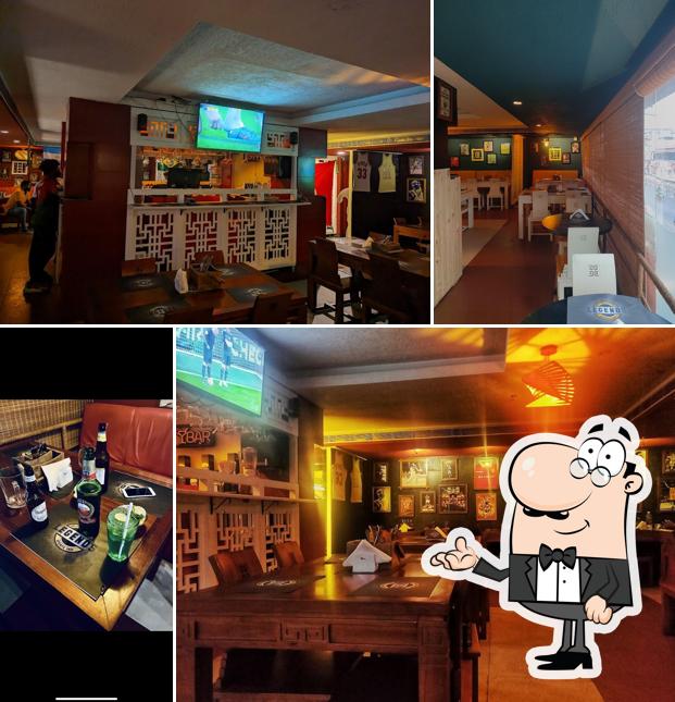 Take a seat at one of the tables at Legends Sports Inn