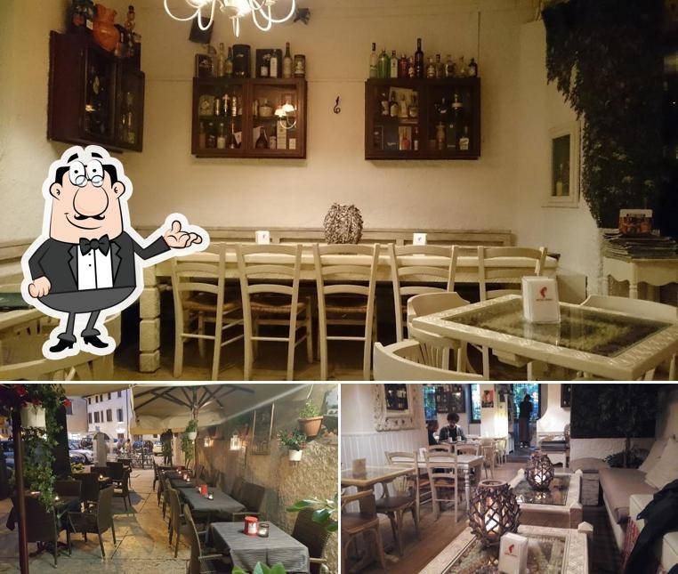 Gli interni di Cappa Café