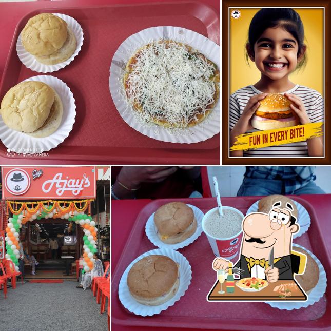 Food at Ajay's Café New Bus Depot, Chikhli