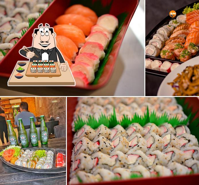Presenteie-se com sushi no Mister Japa Sushi - Tibiri