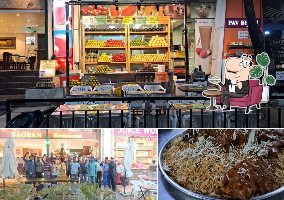 The image of Bagbans Restaurant NIBM Branch’s interior and food