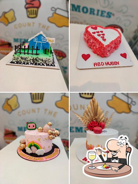 Food at Bake Studio cake shop
