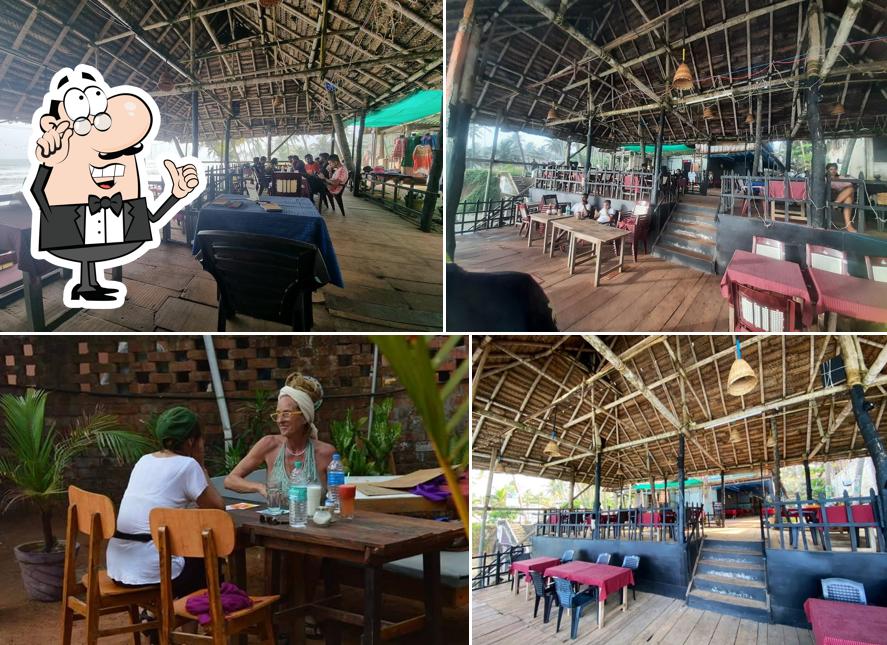 The interior of Jairam Cafe
