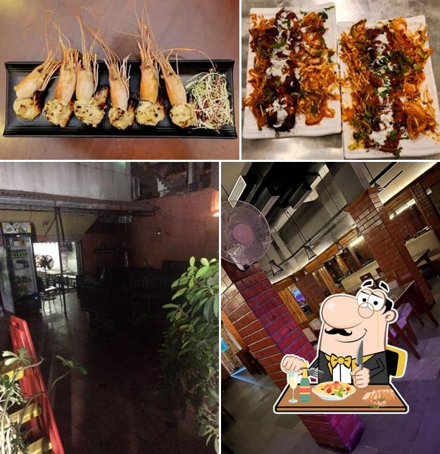 Take a look at the image depicting food and interior at Green City Family Restaurant