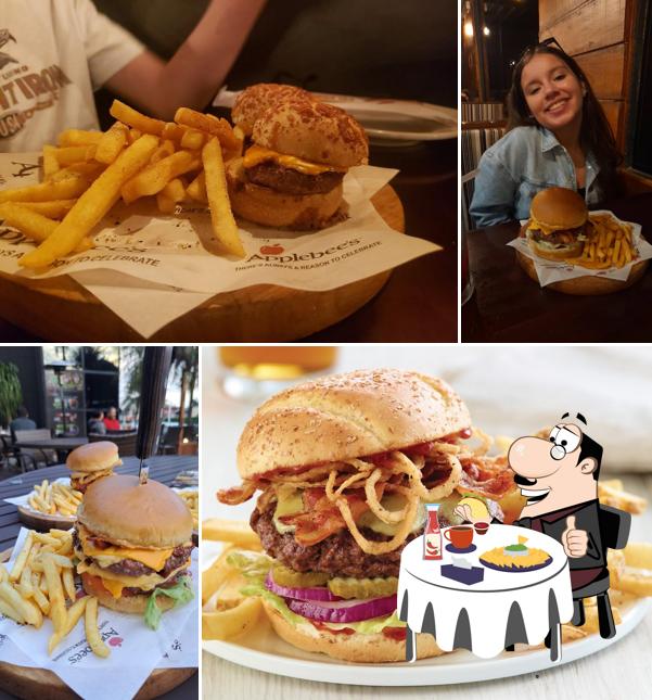 Os hambúrgueres do Applebee's - Atibaia irão saciar diferentes gostos