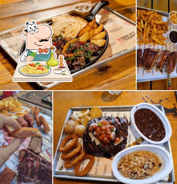 Platos en Rancho Texano