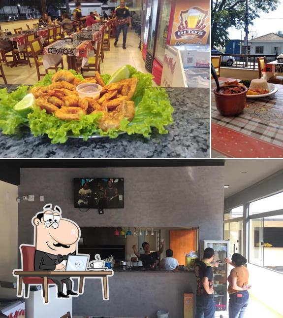 O interior do SEU DITO Espetaria e Restaurante