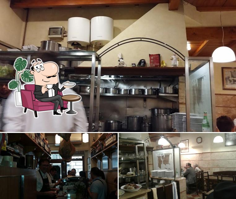 Siediti a un tavolo di Trattoria Le Mossacce