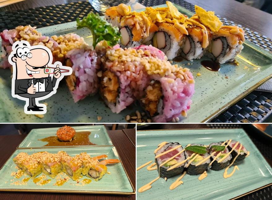 Prova le varie opzioni di sushi