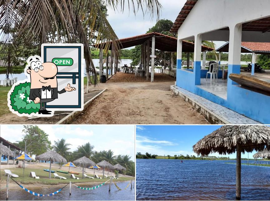 Veja imagens do exterior do Balneário Lagoa Azul