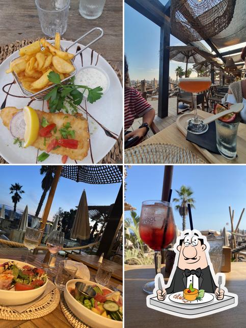 Plats à L'Alba plage Fréjus