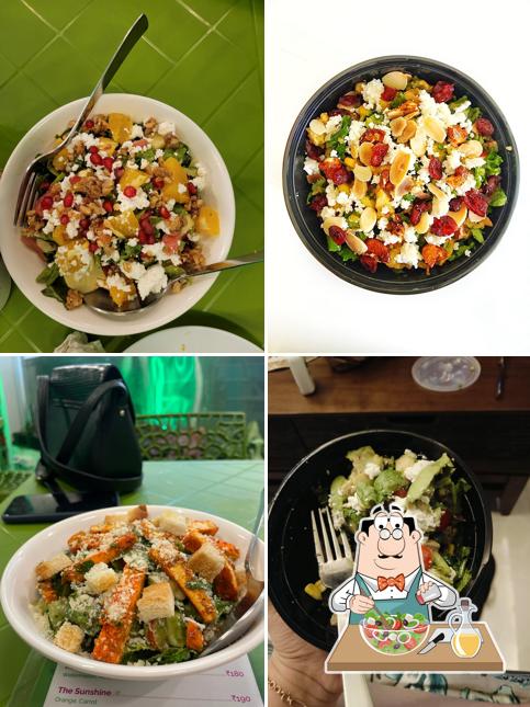 Greek salad at Salads Lab