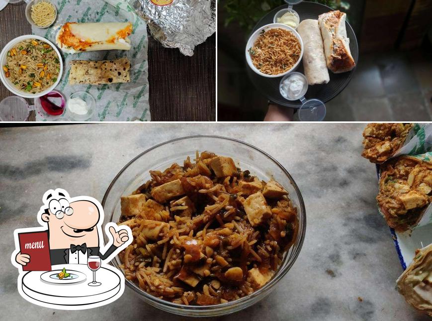 Food at wraps & Rolls