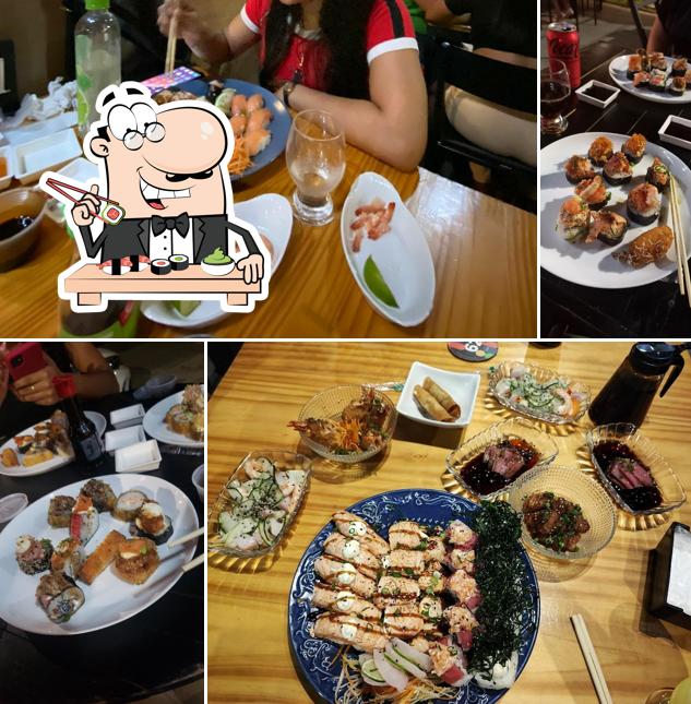 Presenteie-se com sushi no Sushi Club