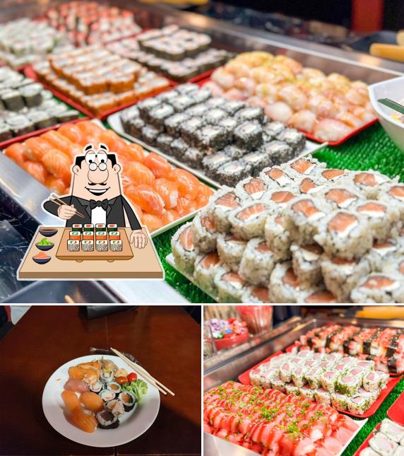 Presenteie-se com sushi no Otto Sushi Restaurante Japonês