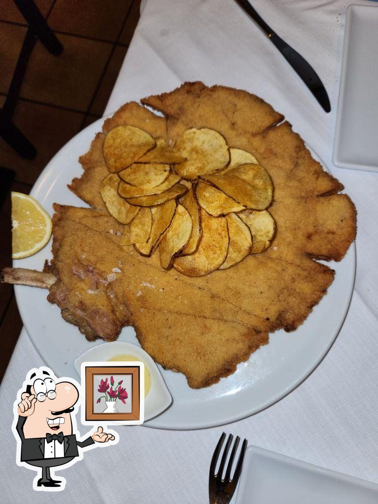 Gli interni di Trattoria la vecchia guardia.