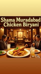 Shama moradabadi chicken biryani