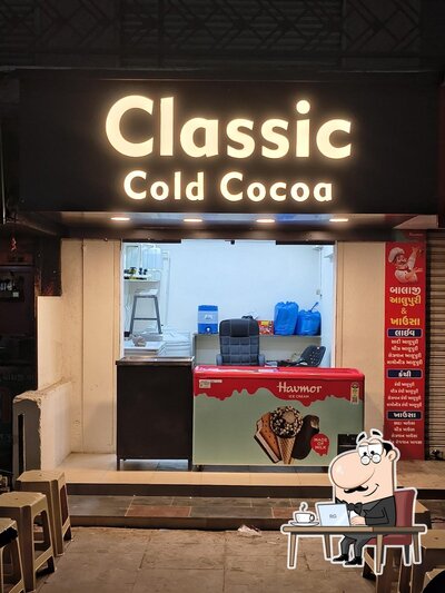 The interior of Classic Cold Cocoa