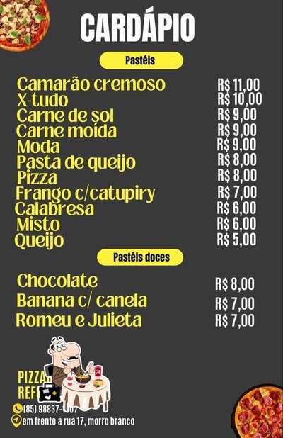 Platos en Pizzaria referência