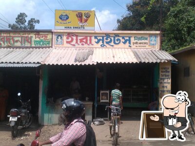 You can get some fresh air outside Hira Sweets