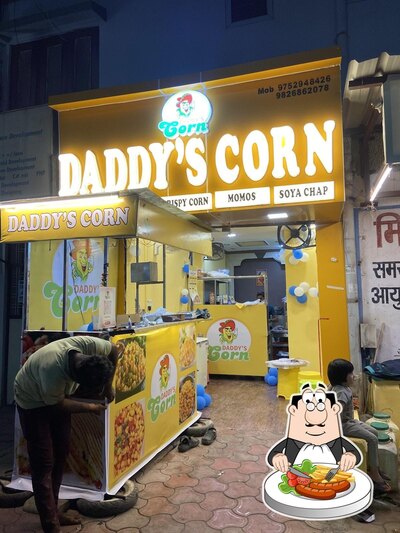 Food at Daddy's corn