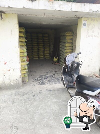 You can get some fresh air at the outside area of Ankur Cement Store