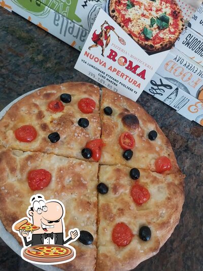A Pizzeria Roma, puoi prenderti una bella pizza