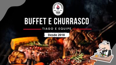 Comida em Buffet Tiago Churrasqueiro e Equipe