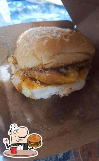 Order one of the burgers served at Tapri - More Than Chai