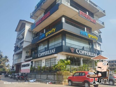 Take a look at the exterior of Cafe Gravity