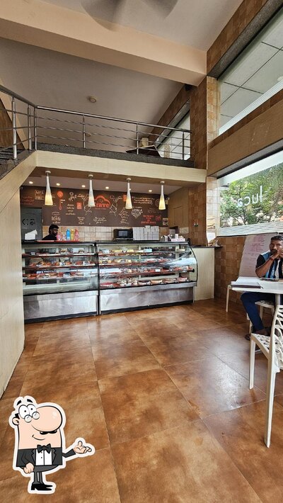 The interior of Luca cafe