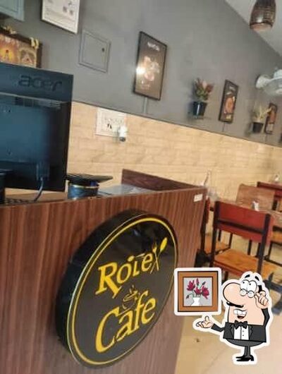 The interior of Rolex Cafe