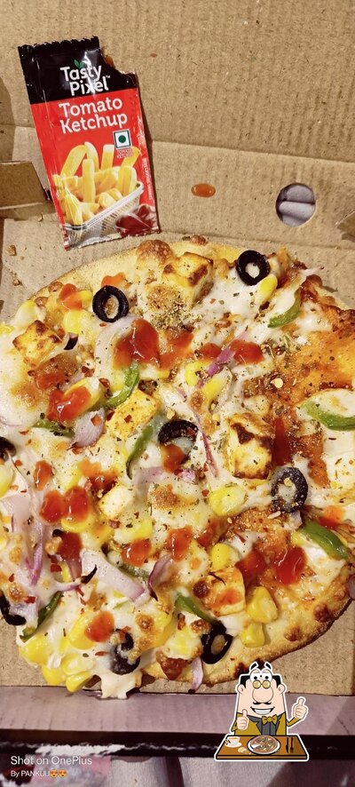 Pick various types of pizza