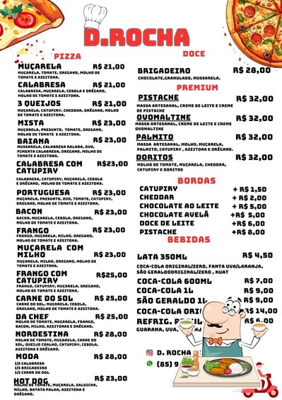 Platos en D.Rocha Pizzaria
