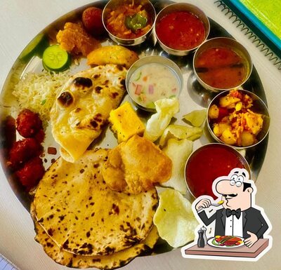 Food at Mahadev Dining Hall