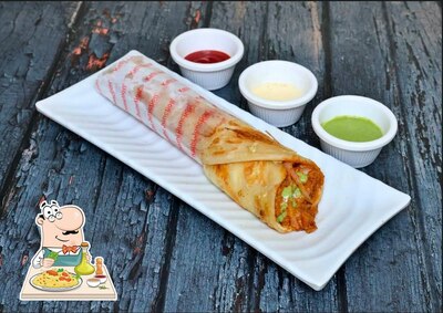 Food at kathi Junction