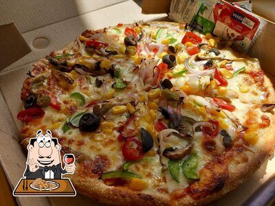 Pick different types of pizza